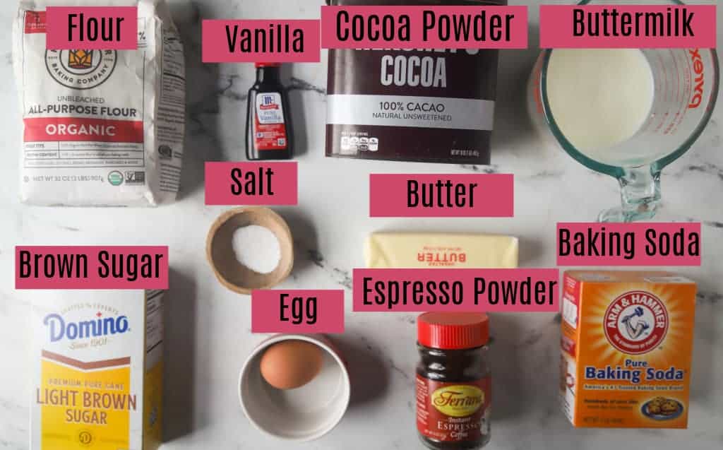ingredients for whoopie pies